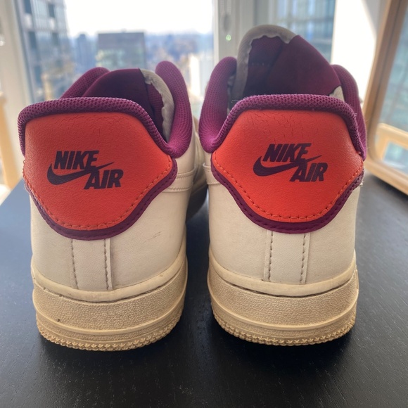 Nike Air Force 1 Low SE Sail Team Orange True Berry - Picture 3 of 6